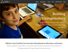 Tablet Screenshot of ideaco.org
